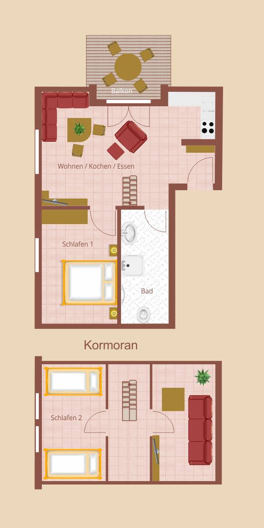 Grundriss Kormoran